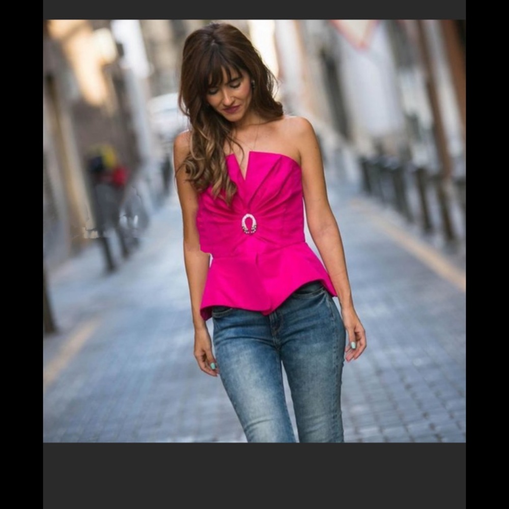 ZARA LIMITED EDITION BLOGGERS FAV BUSTIER TOP - Picture 5 of 13